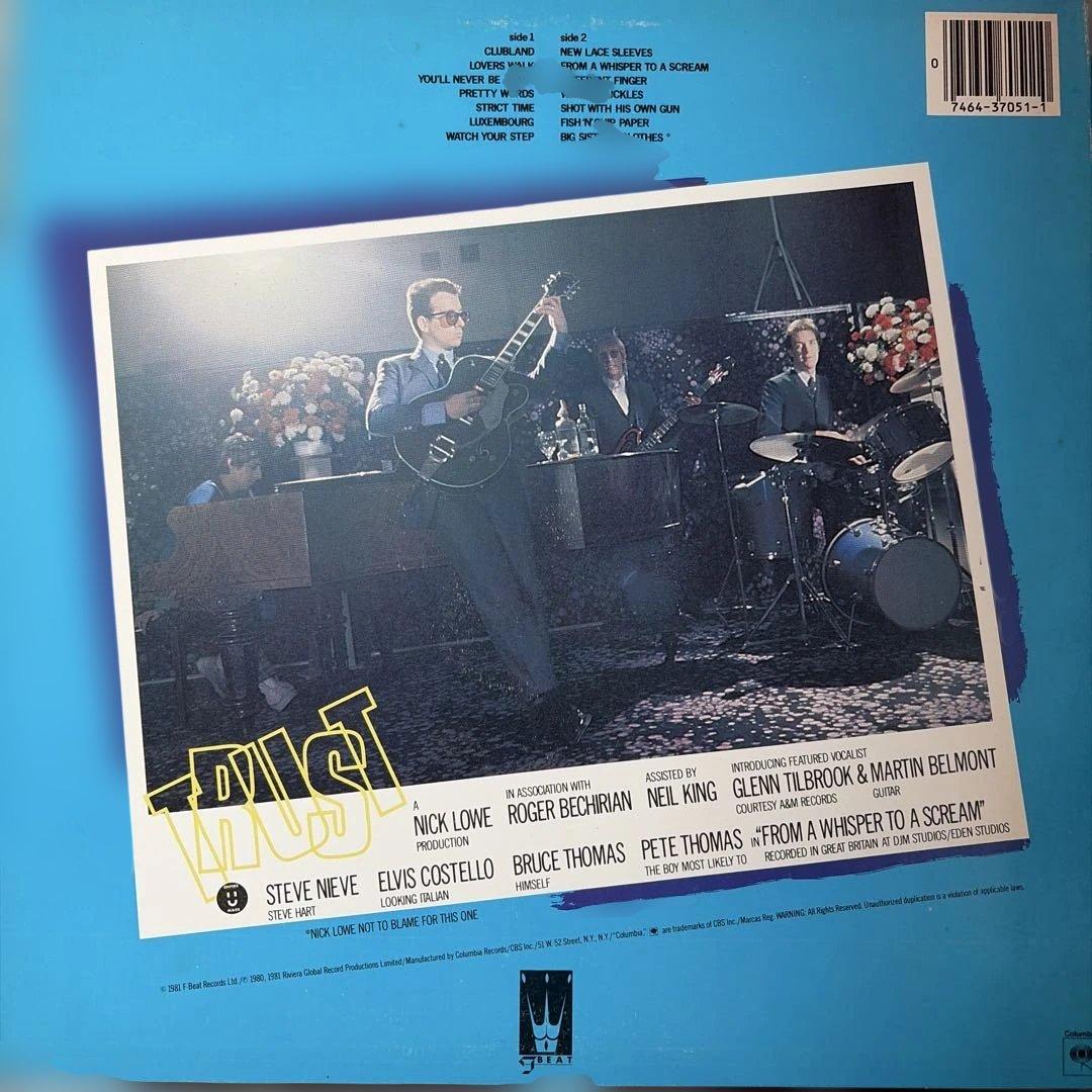 Elvis Costello & The Attractions - Trust - Vinyl LP US Pressing 1981 New Wave