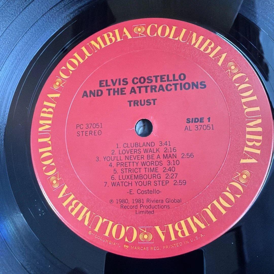 Elvis Costello & The Attractions - Trust - Vinyl LP US Pressing 1981 New Wave