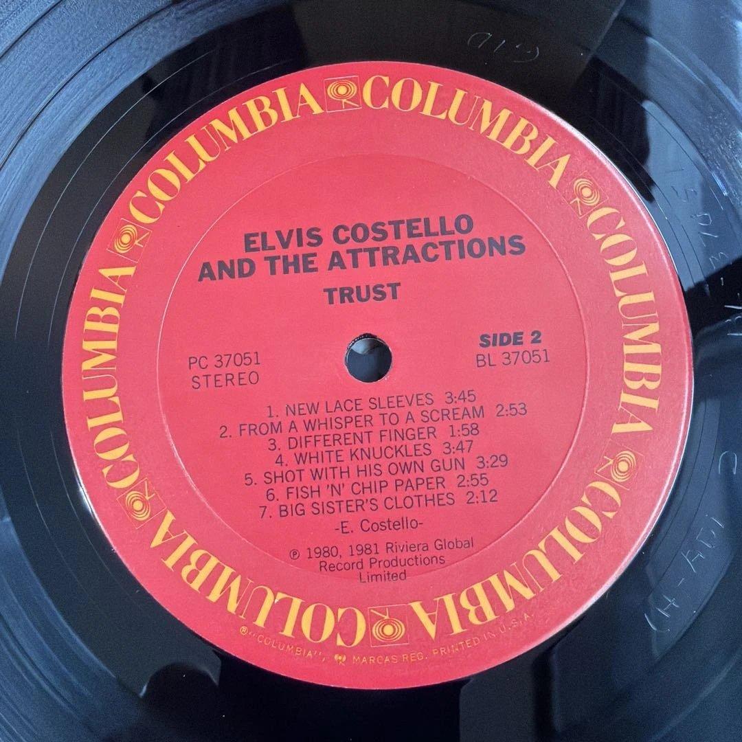 Elvis Costello & The Attractions - Trust - Vinyl LP US Pressing 1981 New Wave