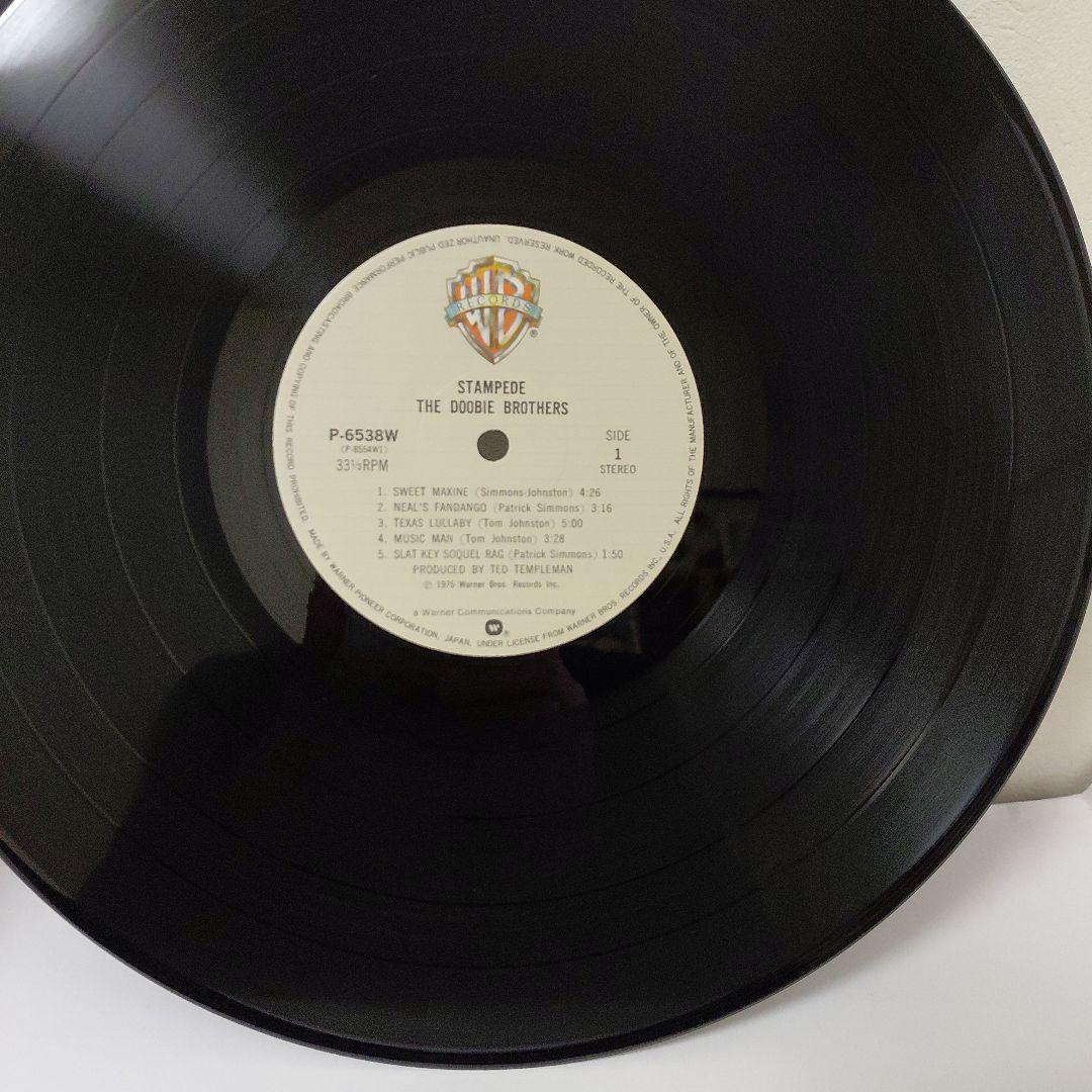 The Doobie Brothers Stampede LP 1975 Japan Warner Bros. P-6538W With Obi