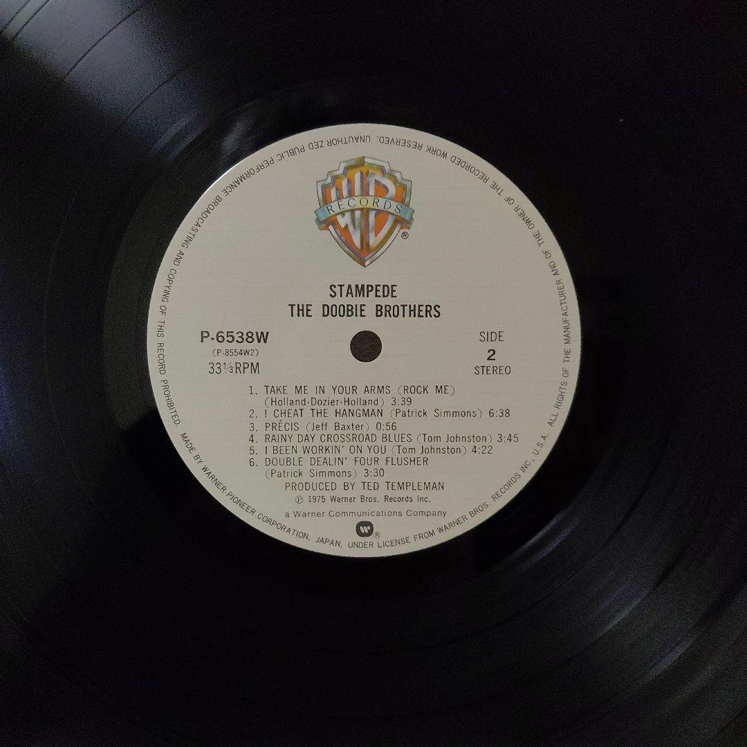 The Doobie Brothers Stampede LP 1975 Japan Warner Bros. P-6538W With Obi