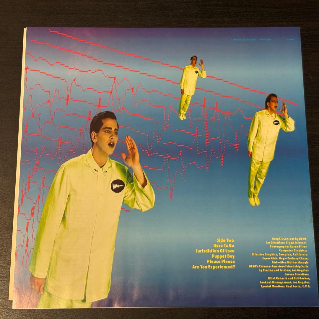 DEVO - Shout LP Japan Original 1984 Vinyl Record with Obi & Insert New Wave