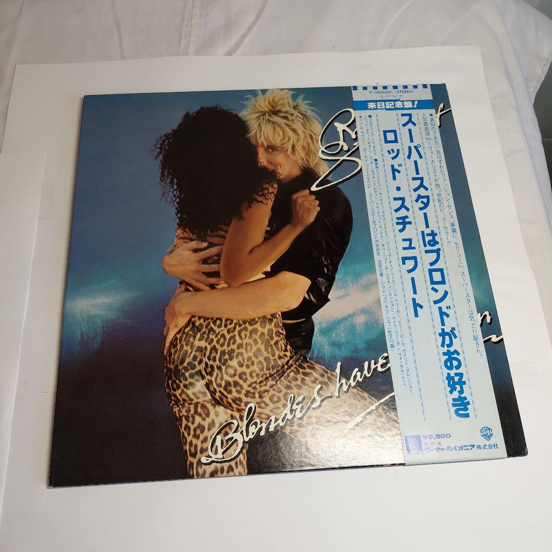 Rod Stewart - Blondes Have More Fun Vinyl LP Japan Pressing with Obi