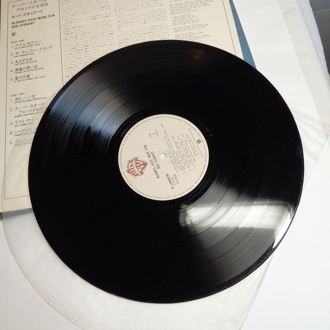 Rod Stewart - Blondes Have More Fun Vinyl LP Japan Pressing with Obi