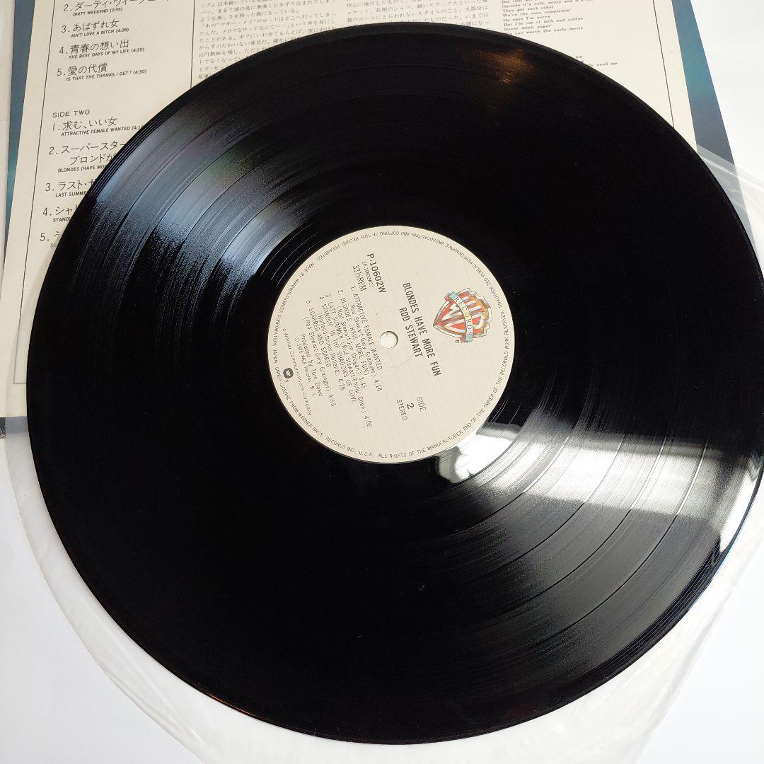 Rod Stewart - Blondes Have More Fun Vinyl LP Japan Pressing with Obi