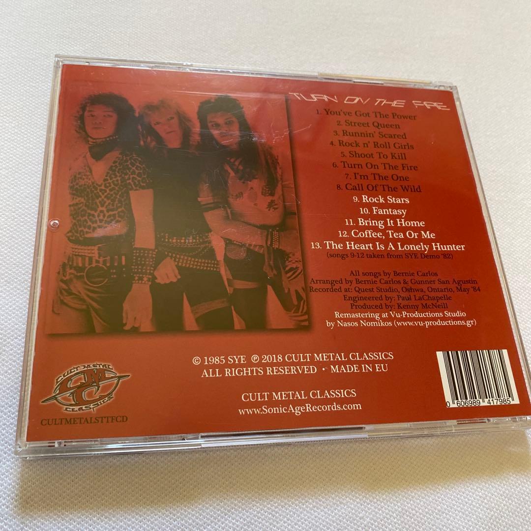 SYE - Turn On The Fire CD 2018 Cult Metal Classics Limited Edition Hard Rock