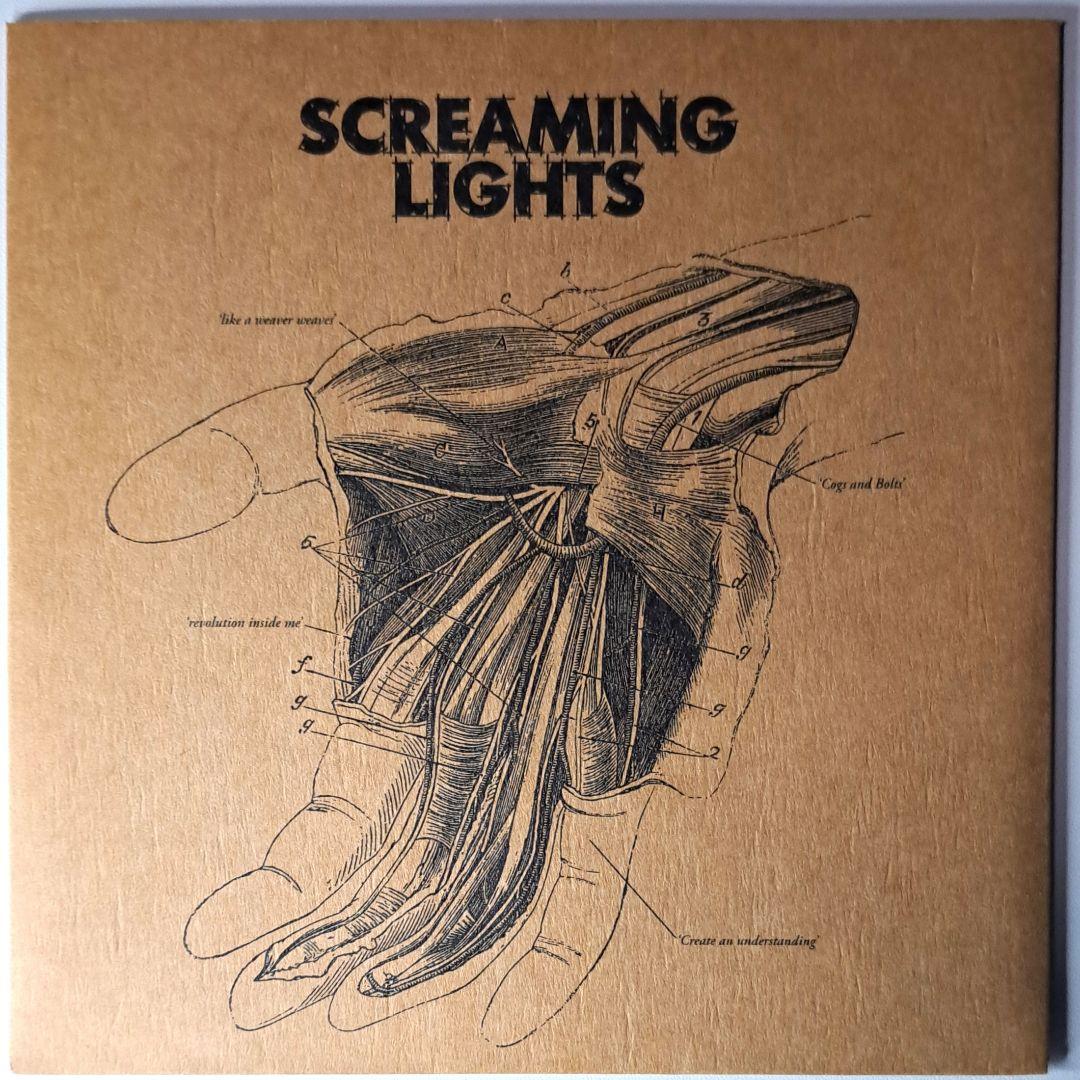 Screaming Lights - Volts / Claustrophobia - Blue Vinyl 7" Single 2009 UK Indie