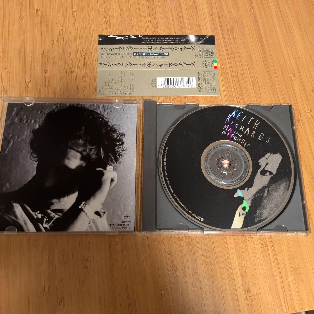 Keith Richards Main Offender CD Japan Press with OBI 1992 Bonus Track