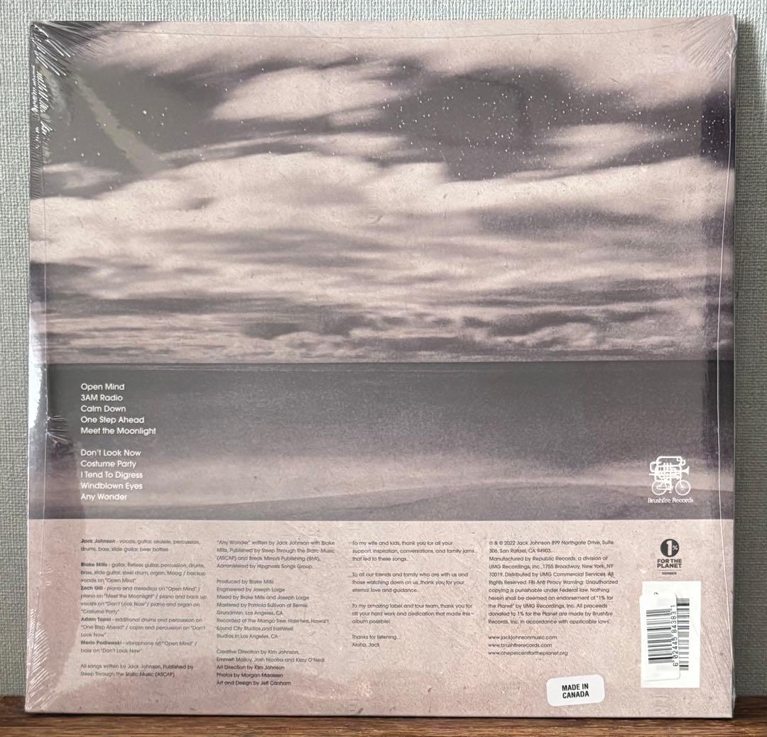 Jack Johnson Meet the Moonlight Blue Vinyl Signed 180g Record | Japansoundstore