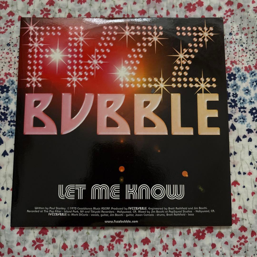 GIGANTOR / FUZZBUBBLE - American Girl / Let Me Know 7" Pink Marble Vinyl Punk