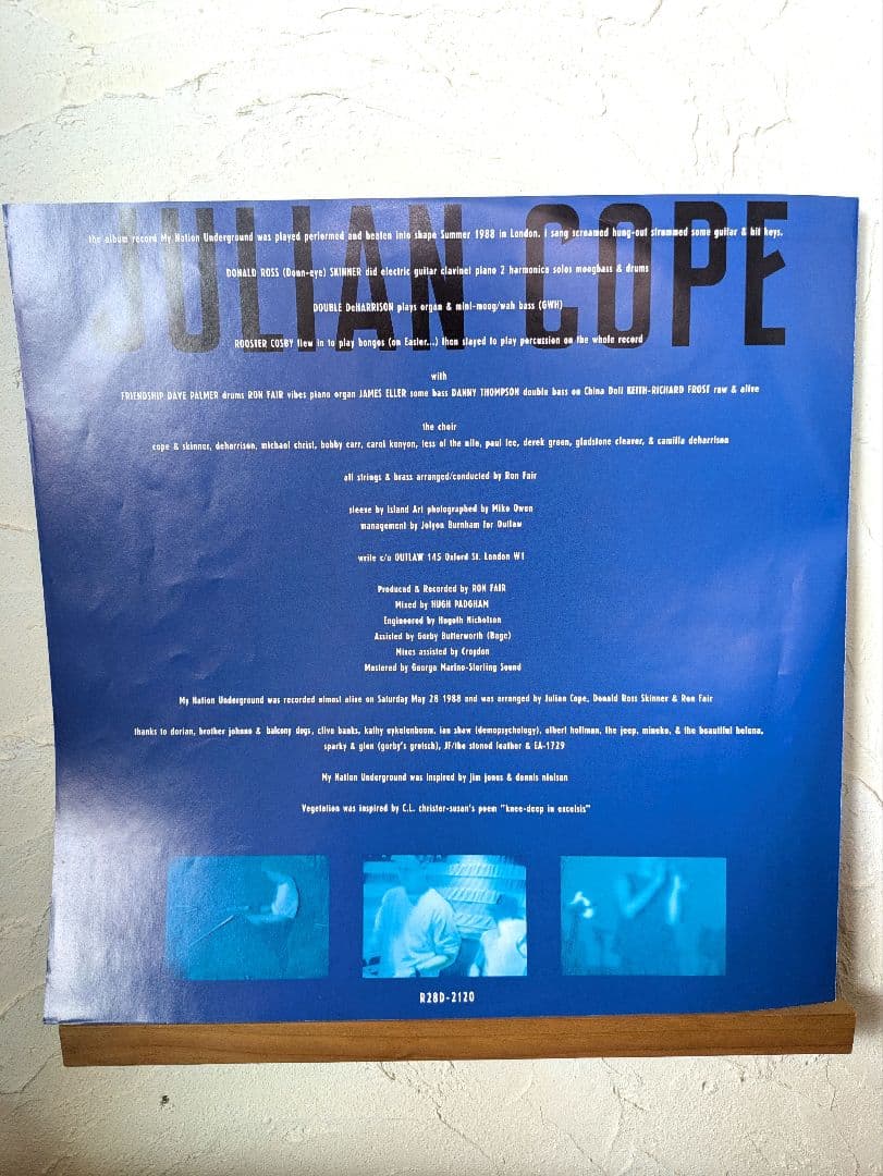 Julian Cope - My Nation Underground Vinyl LP 1988 Japan Issue With Obi Strip
