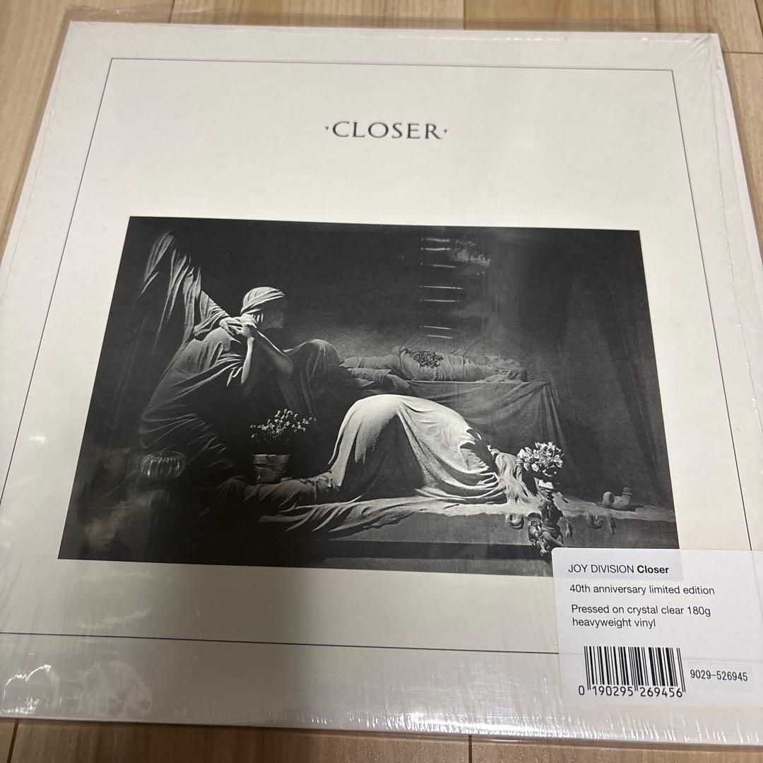 Joy Division - Closer - 40th Anniversary Limited Crystal Clear Vinyl LP