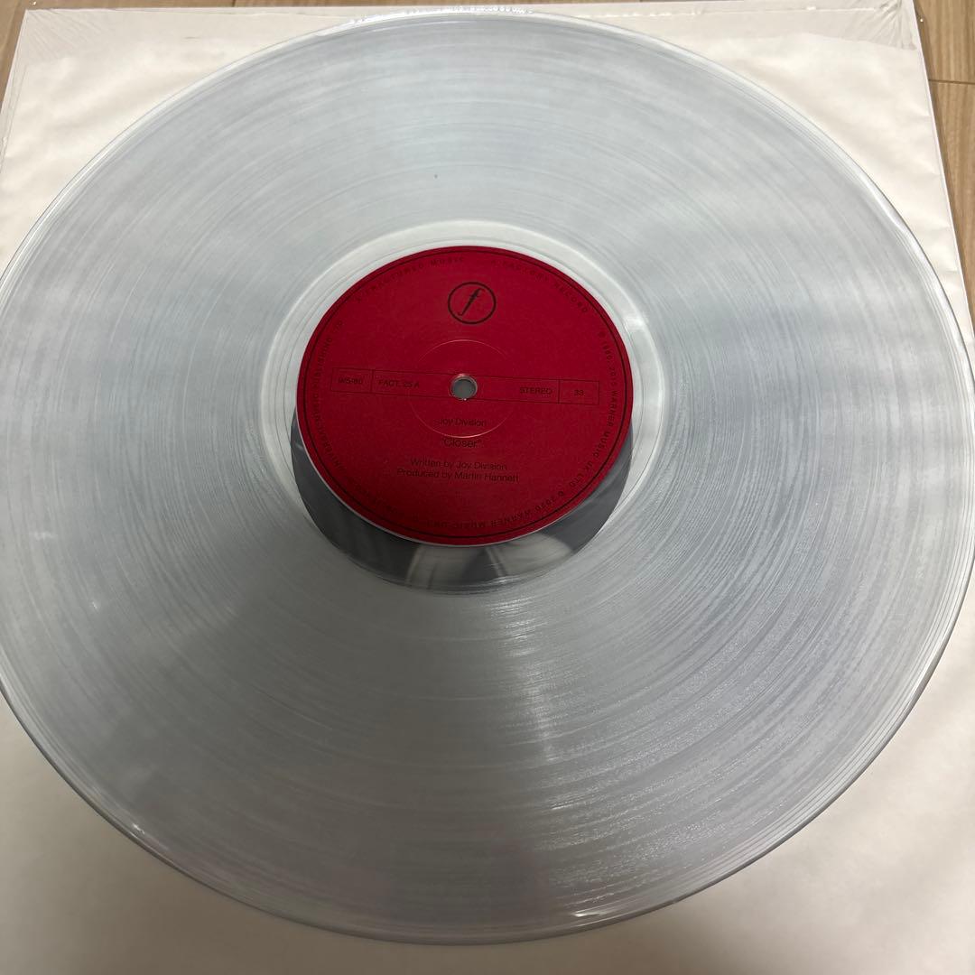Joy Division - Closer - 40th Anniversary Limited Crystal Clear Vinyl LP
