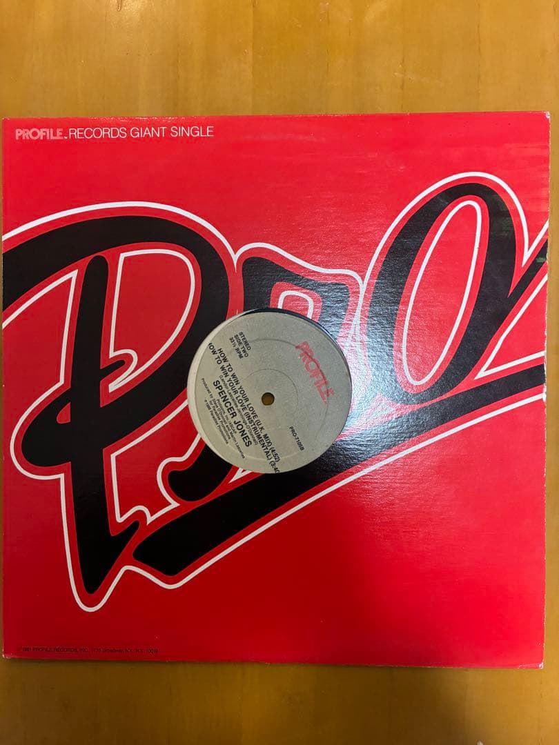 Spencer Jones - How To Win Your Love 12" Vinyl Profile Records US Dance Pop