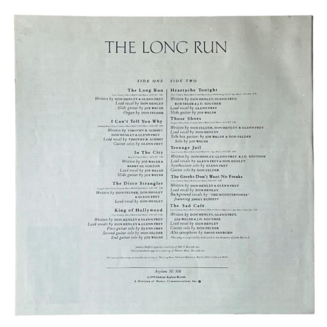 Eagles The Long Run Japan Vinyl LP P-10600Y Obi Strip Included