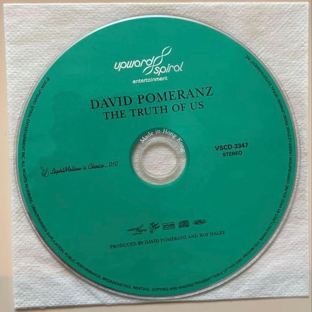 David Pomeranz The Truth Of Us CD Remastered Paper Sleeve Japan 2006 Pop/AOR | Japansoundstore