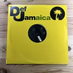 Def Jamaica 12" Vinyl Record Compilation Bright Yellow Sleeve Japan Import