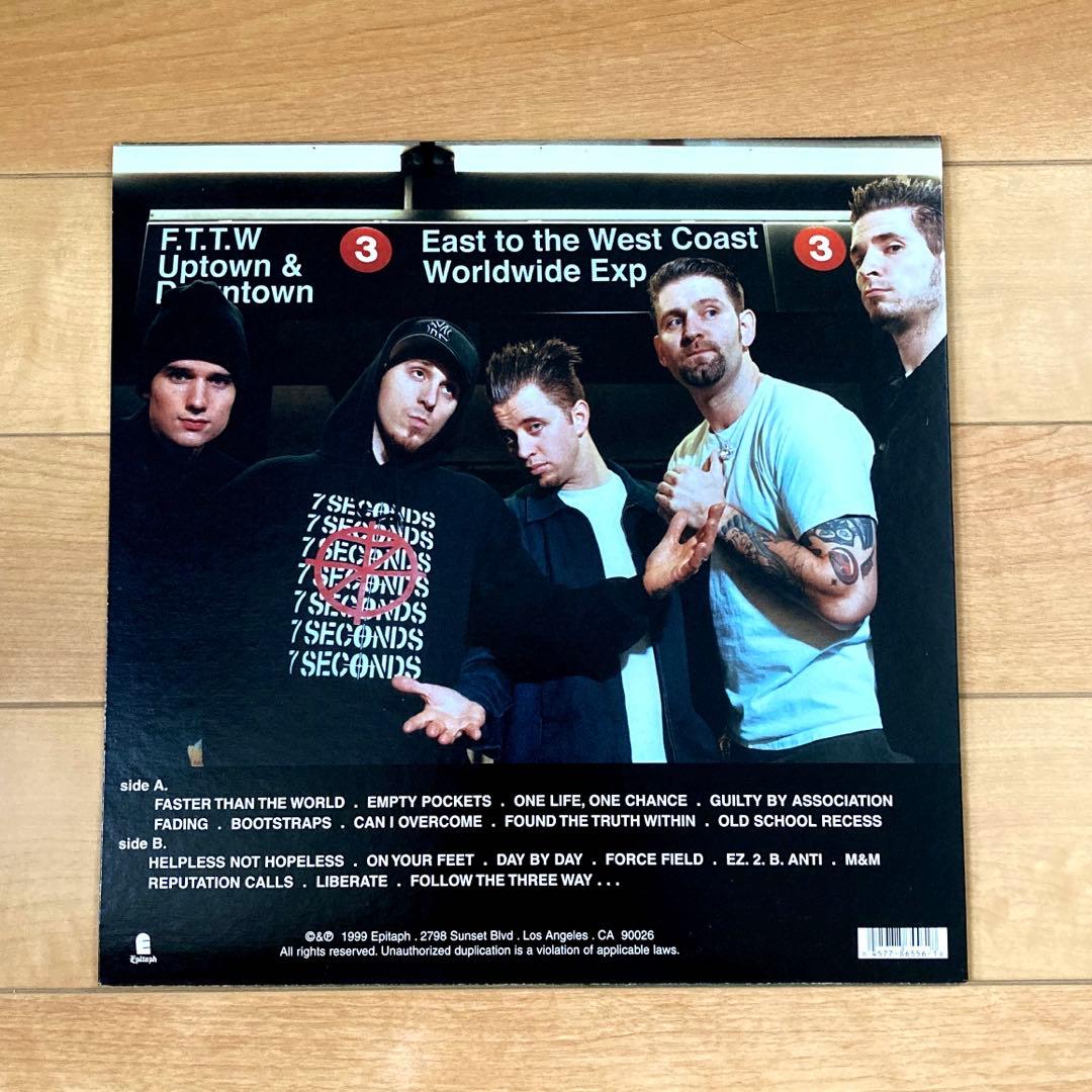 H2O F.T.T.W. LP White Vinyl 1999 Epitaph Records NYHC Hardcore Punk