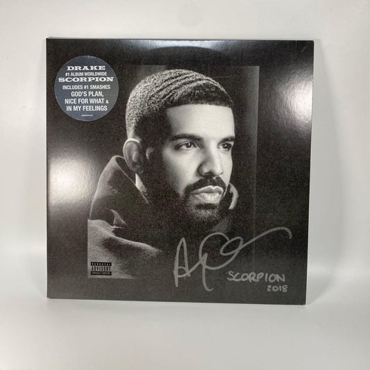 Drake - Scorpion 2LP Vinyl Record, Autographed, 2018 Hip Hop