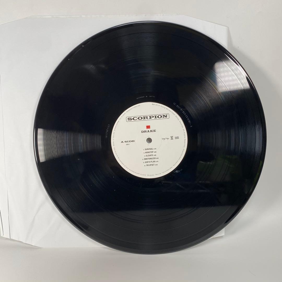 Drake - Scorpion 2LP Vinyl Record, Autographed, 2018 Hip Hop