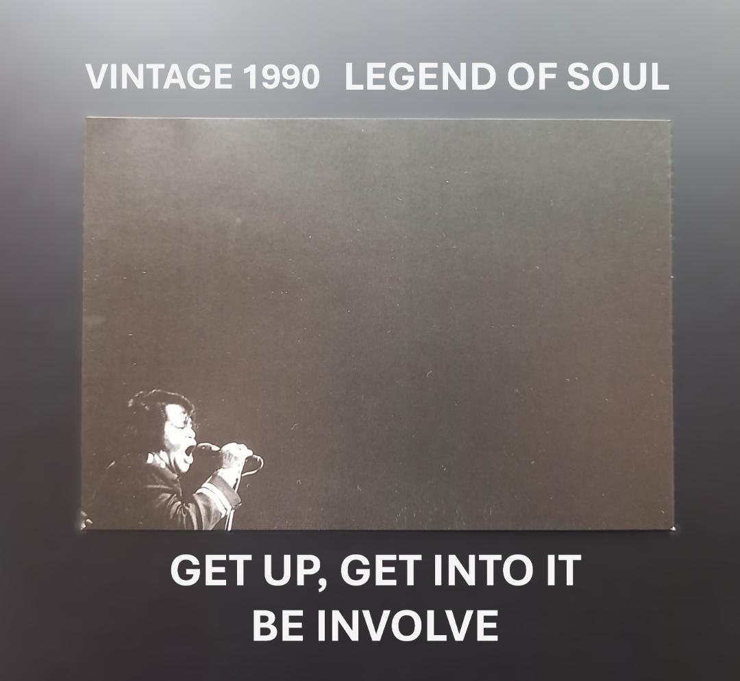 James Brown Vintage 1990 Art Unlimited Postcard Vincent Mentzel Photo Collectibl