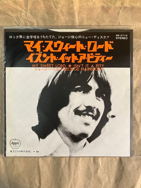 George Harrison - My Sweet Lord / Isn't It A Pity 7" Japan Apple AR-2715 Single