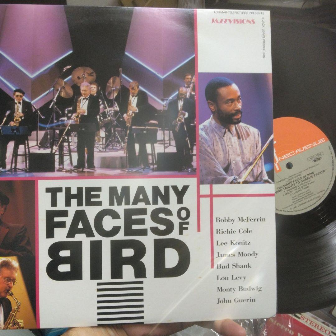Various - The Many Faces Of Bird LP 1987 Japan Jazzvisions NEC Avenue Rare