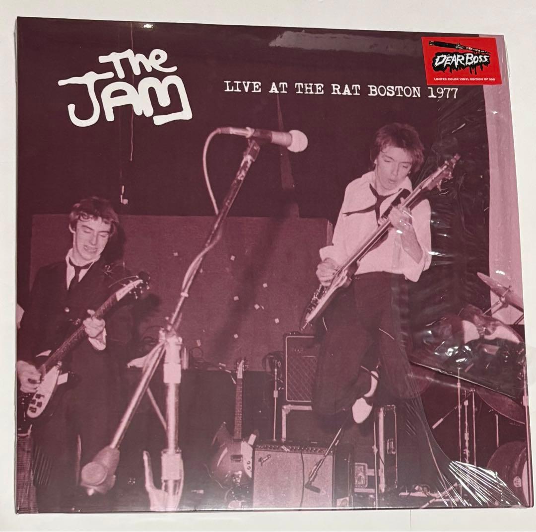 The Jam - Live at the Rat Boston 1977 Magenta Vinyl LP Rare Limited Edition