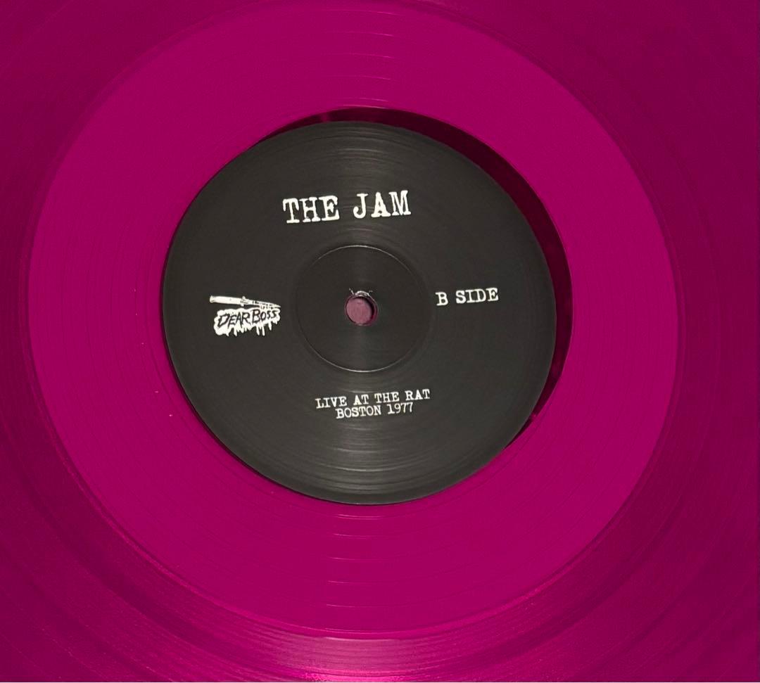 The Jam - Live at the Rat Boston 1977 Magenta Vinyl LP Rare Limited Edition