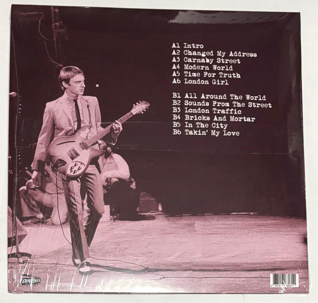 The Jam - Live at the Rat Boston 1977 Magenta Vinyl LP Rare Limited Edition