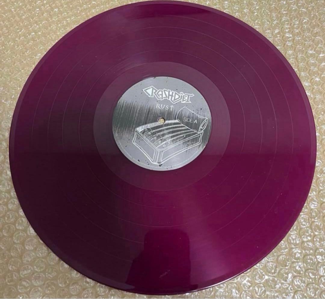 Crashdïet Rust Signed Vinyl LP 300 Limited Numbered Purple Sleaze Glam Metal