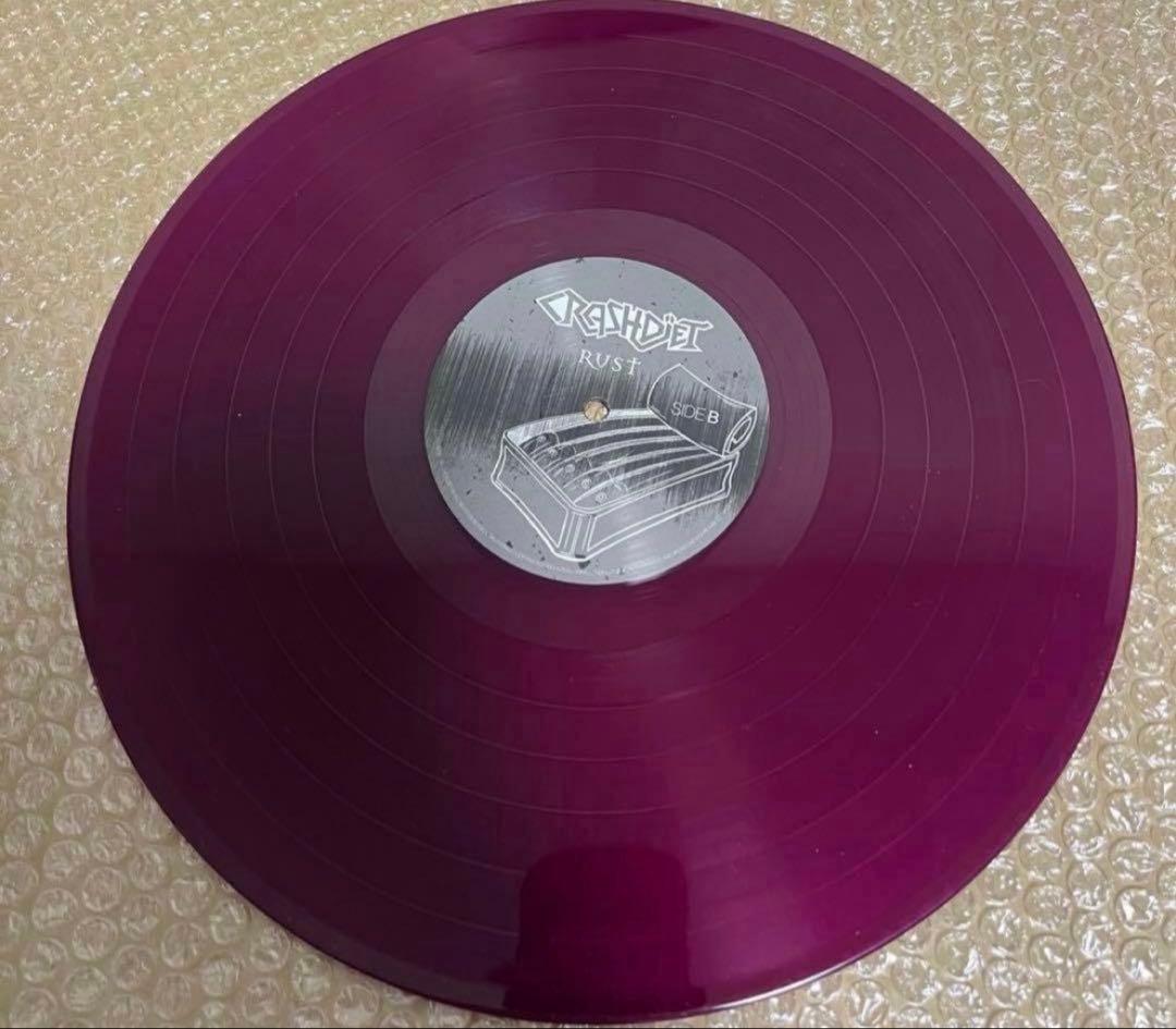 Crashdïet Rust Signed Vinyl LP 300 Limited Numbered Purple Sleaze Glam Metal