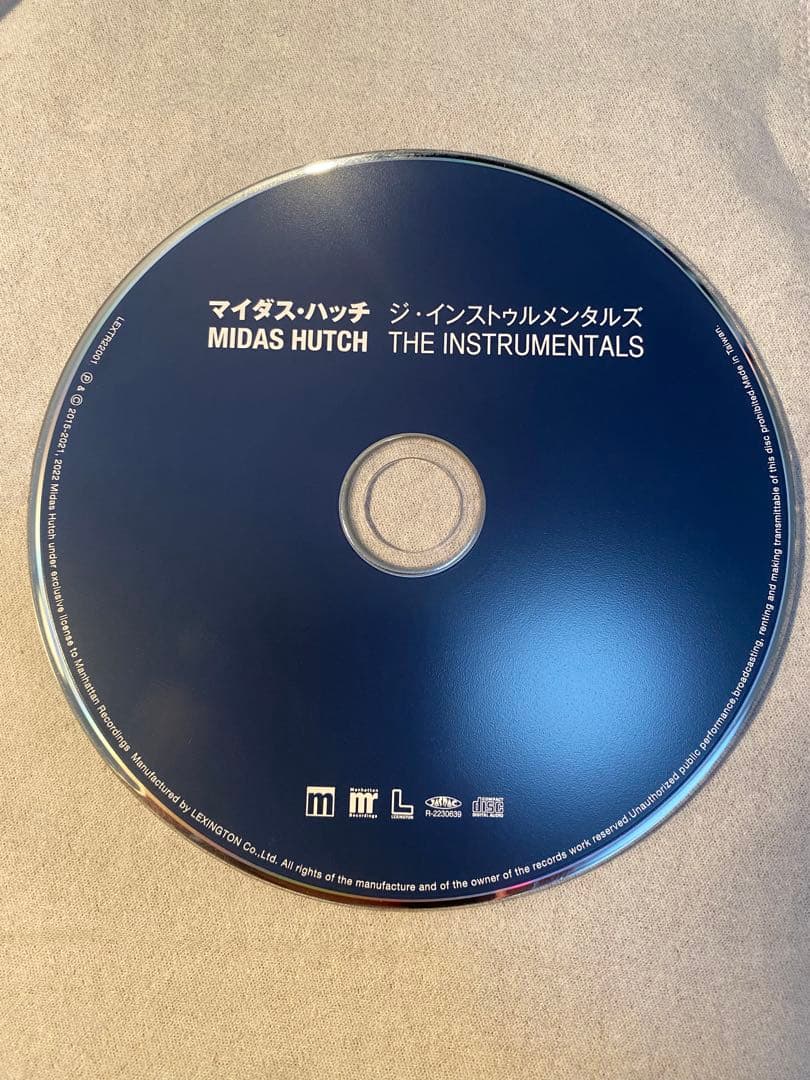 MIDAS HUTCH The Instrumentals CD Rare Paper Sleeve Jazz Fusion Used | Japansoundstore