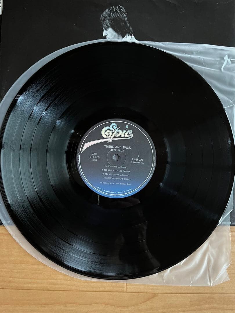 Jeff Beck - There And Back Vinyl LP 1980 Epic Japan 25-3P-220 Fusion Rock