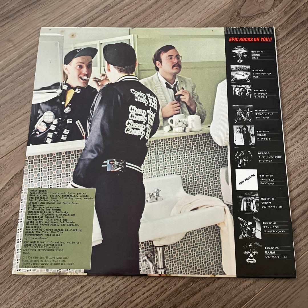 Cheap Trick - Heaven Tonight LP Japan 25·3P-45 w/ Obi & Insert Classic Rock