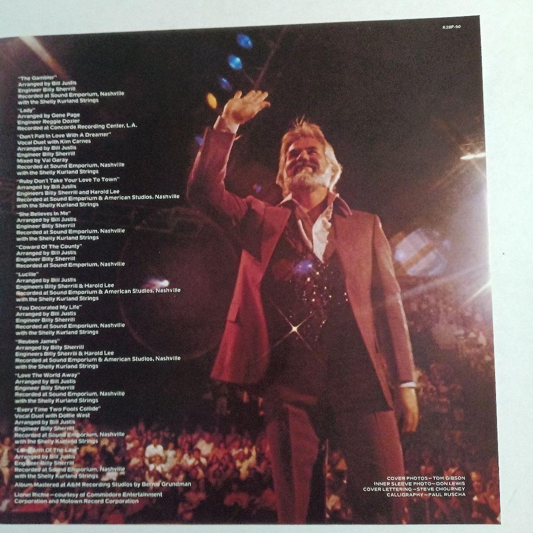 Kenny Rogers Greatest Hits LP Japan K28P-50 Obi Vinyl Classic Country Music