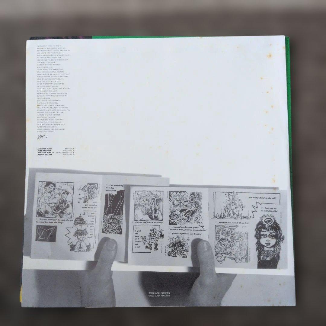 L7 Bricks Are Heavy 1992 Australia Original Limited Green Vinyl LP Rare
