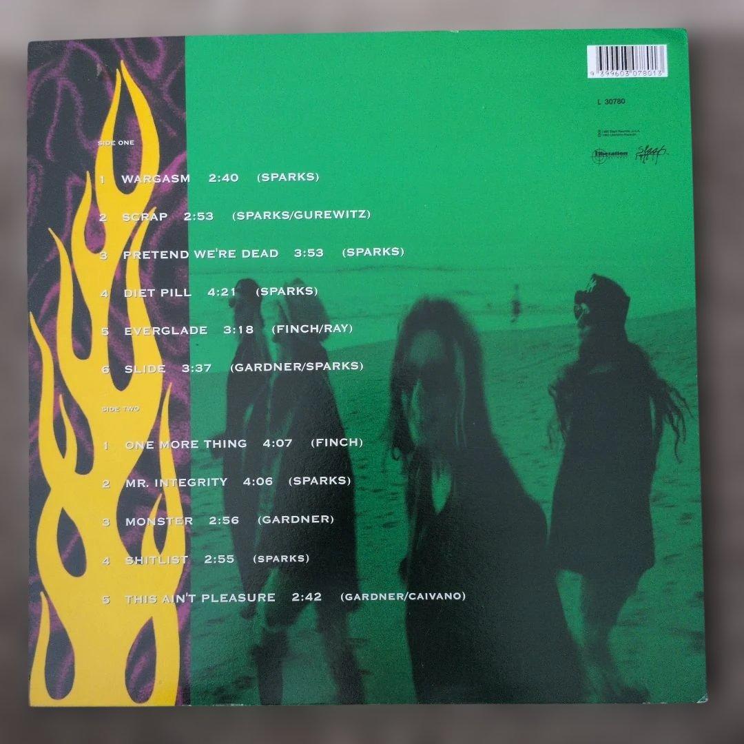 L7 Bricks Are Heavy 1992 Australia Original Limited Green Vinyl LP Rare