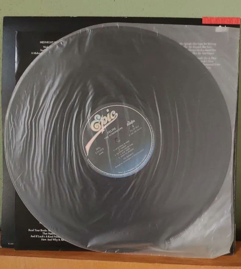 The Stranglers - Feline LP Japan Pressing Vinyl Album with Obi