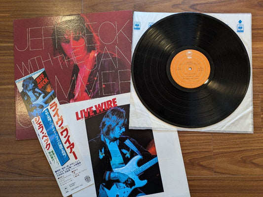 Jeff Beck with the Jan Hammer Group - Live LP Japan Pressing with Obi & Booklet