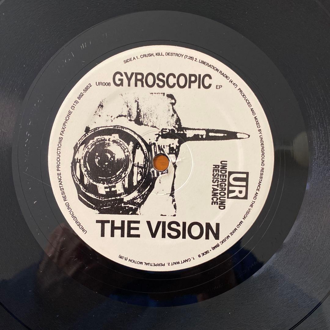 The Vision - Gyroscopic EP 12" Vinyl Underground Resistance UR008 Detroit Techno