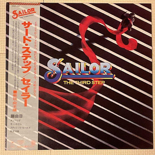 Sailor The Third Step Vinyl LP 1976 Japan Pressing 25AP 336 with Obi & Insert