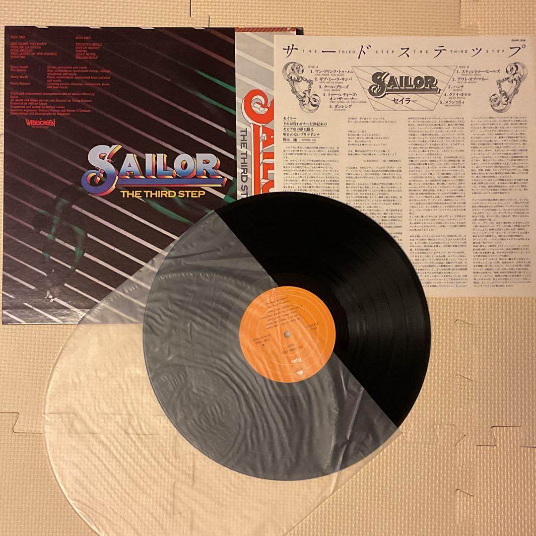 Sailor The Third Step Vinyl LP 1976 Japan Pressing 25AP 336 with Obi & Insert