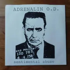 Adrenalin O.D. Sentimental Abuse EP Purple Vinyl 7 inch Punk Hardcore US