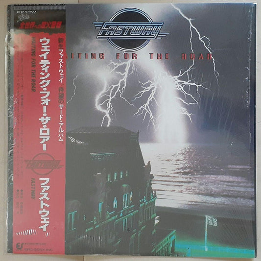 Fastway - Waiting For The Roar LP 1986 Japan Original Vinyl w/ OBI + Shrink