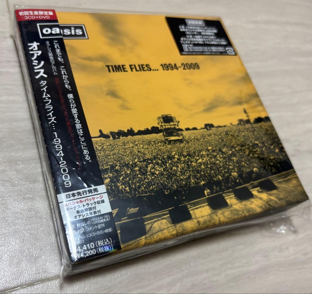 Oasis Time Flies 1994-2009 3CD+DVD Japan Press Limited Edition with OBI 2010
