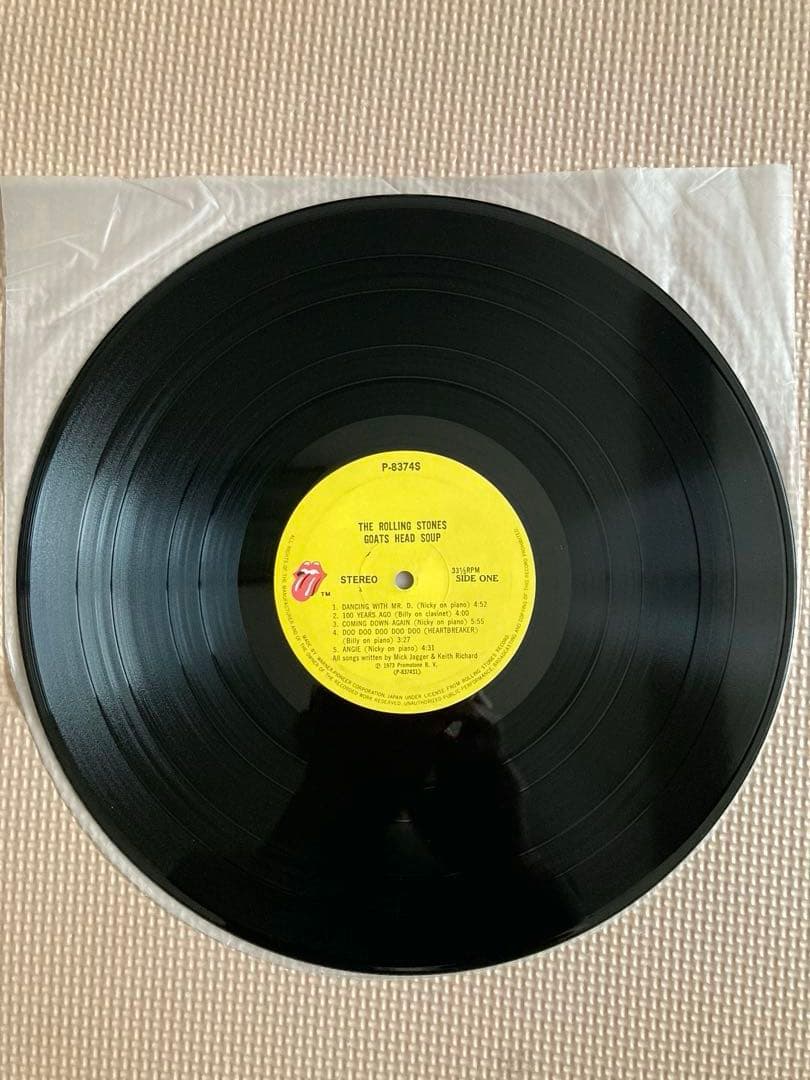 The Rolling Stones Goats Head Soup LP Japan Pressing Vinyl Record