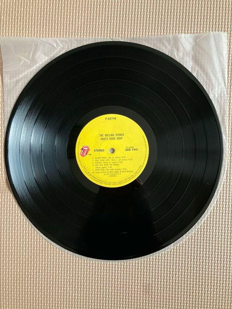 The Rolling Stones Goats Head Soup LP Japan Pressing Vinyl Record