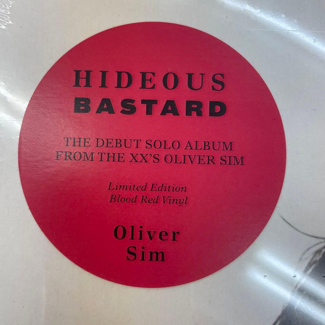 Oliver Sim Hideous Bastard LP Blood Red Vinyl The xx Debut Solo Album Sealed