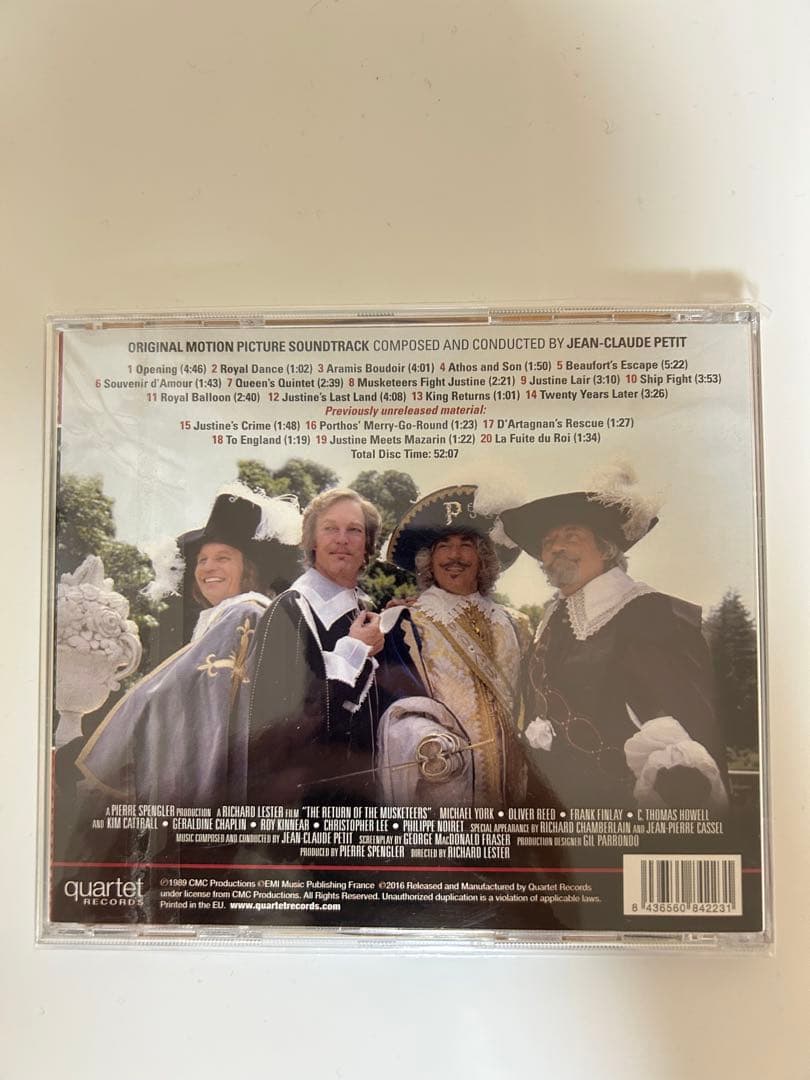 Dartagnan & Three Musketeers Soundtrack CD All 19 Tracks Used near Mint | Japansoundstore